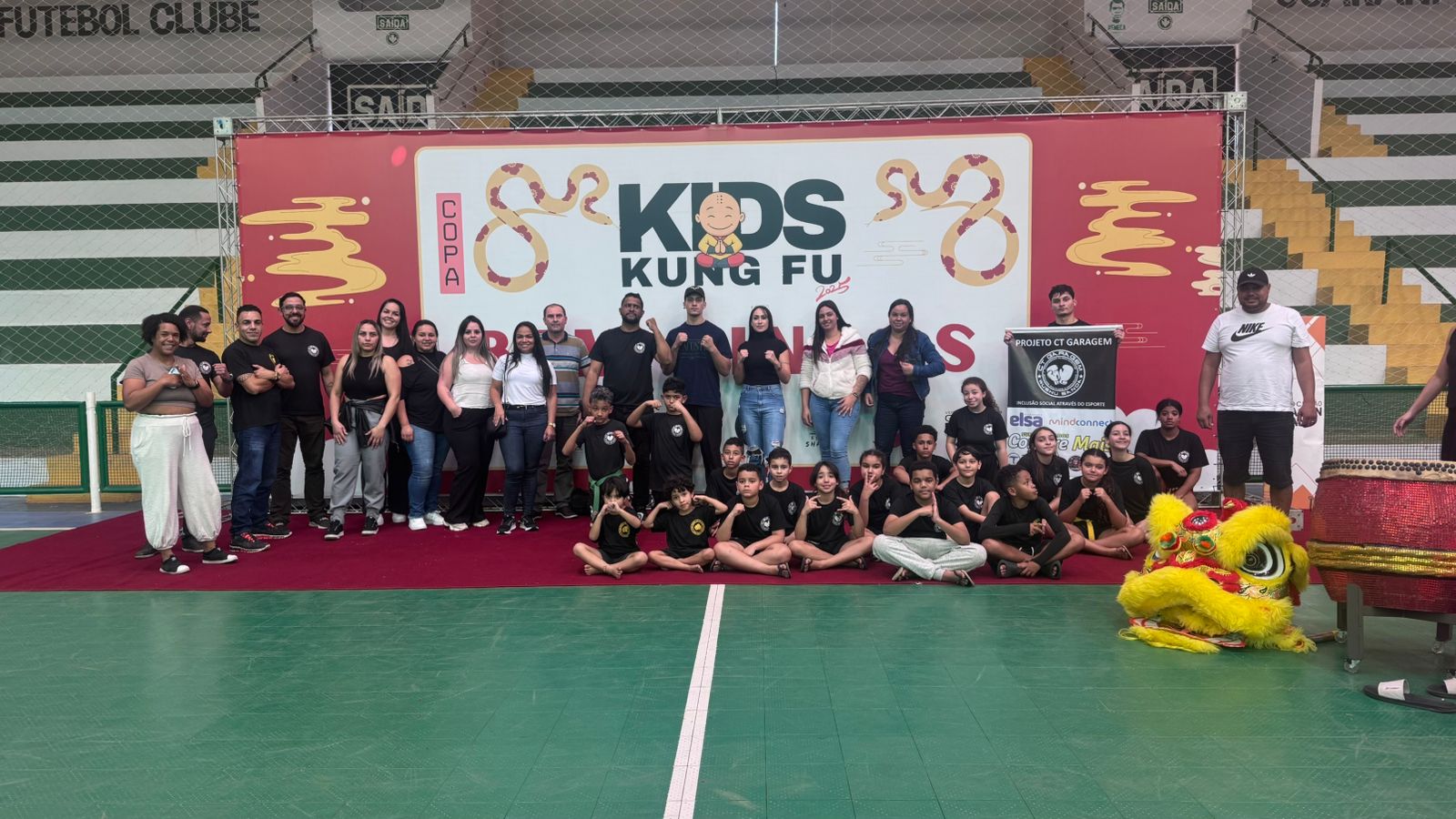 Projeto CT Garagem conquista destaque na Copa Kids de Kung Fu em Campinas