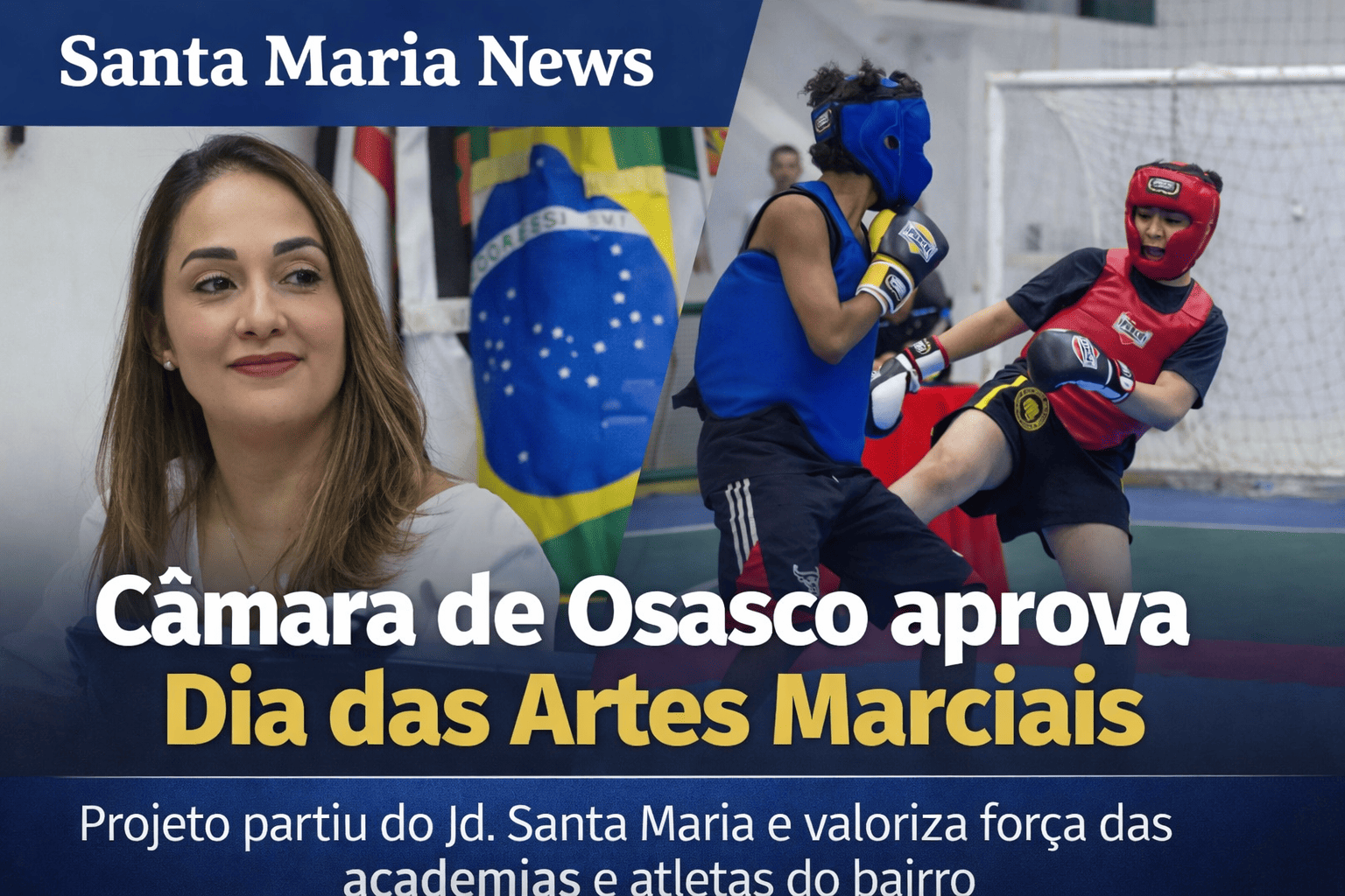 Câmara de Osasco aprova Dia das Artes Marciais e destaca protagonismo do Jd. Santa Maria